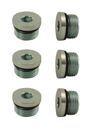 Moroso - Moroso 97005 - Plug, Steel -8AN, 3/4-16, With O-Ring