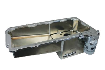 Moroso - Moroso 21153 - Oil Pan, GM LS Camaro COPO 16-Up, Drag Race, 7.5 Inch Deep