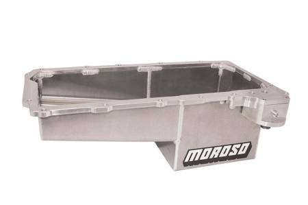 Moroso - Moroso 21157 - Oil Pan, GM LS, 16-Up, COPO, Drag Race, -16AN Pick Up, 7.5 Inch Deep