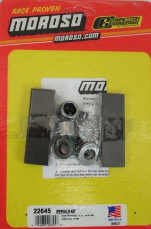 Moroso - Moroso 22645 - Vacuum Pump Rebuild Kit, 3 Vane