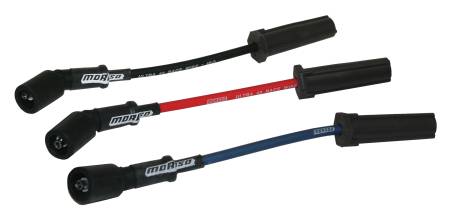 Moroso - Moroso 73662 - Ignition Wire Set, Ultra 40, Unsleeved, GM LS, 9.75 Inch, Blue