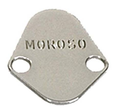Moroso - Moroso 65394 - Fuel Pump Plate, Chrome, BBC, Chrysler 273-440, Ford