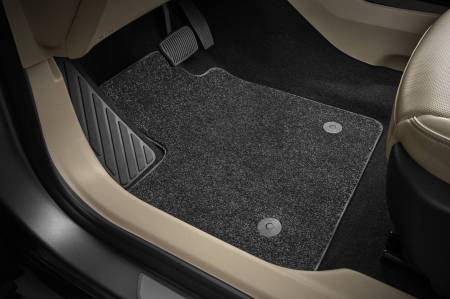 GM Accessories - GM Accessories 84598260 - First and Second-Row Carpeted Floor Mats in Ebony [2021+ Envision]
