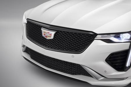GM Accessories - GM Accessories 85104936 - Grille in Gloss Black with Gloss Black Surround and Cadillac Logo [2021+ CT4]
