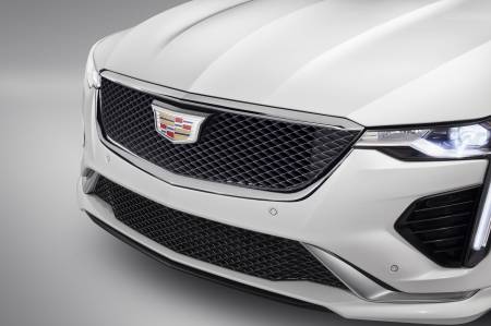 GM Accessories - GM Accessories 85104937 - Cadillac CT4 Grille in Silver with Chrome Surround and Cadillac Logo (2021-2022)
