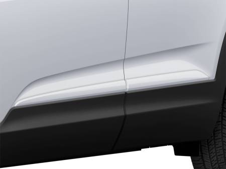 GM Accessories - GM Accessories 42766759 - Front and Rear Door Moldings in Summit White [2021+ Trailblazer]