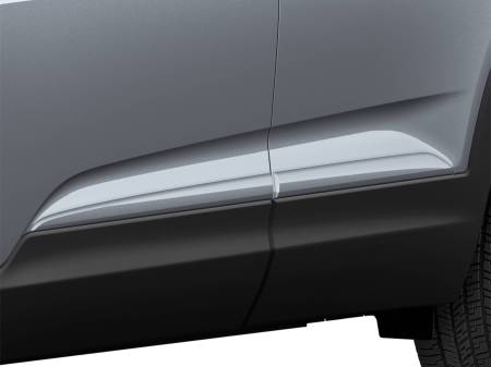 GM Accessories - GM Accessories 42766761 - Front and Rear Door Moldings in Satin Steel Gray Metallic [2021+ Trailblazer]