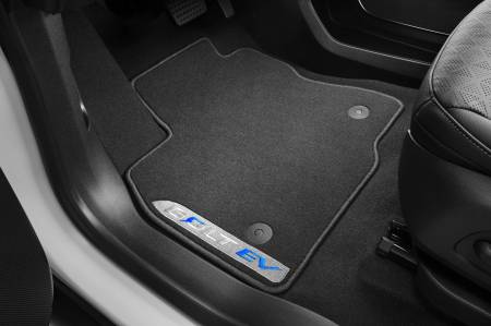GM Accessories - GM Accessories 42698048 - Carpeted Floor Mats in Jet Black with Bolt EV Logo [2021+ Bolt EV]