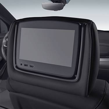 GM Accessories - GM Accessories 84687338 - Rear Seat Infotainment System with DVD Player In Jet Black Leather [2020+ XT6]