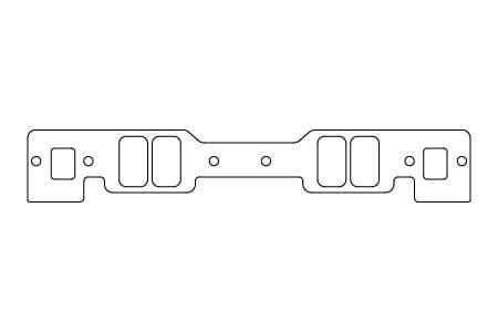 SCE Gaskets - SCE Gaskets 211123 - SBC RHS/Pro Topline 23Deg Premium Intake Gaskets