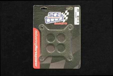 SCE Gaskets - SCE Gaskets 352 - Holley 4BBL 4 Hole .250 Thick Insulator Base Gasket 1Ea