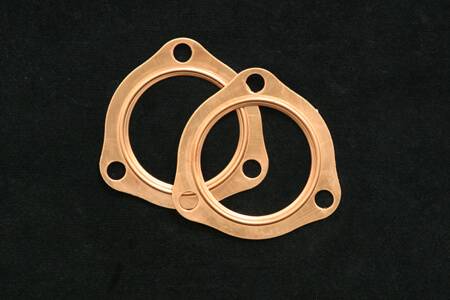 SCE Gaskets - SCE Gaskets 4250 - Pro Copper Embossed Gasket 3 Bolt 2.5" Header Collectors