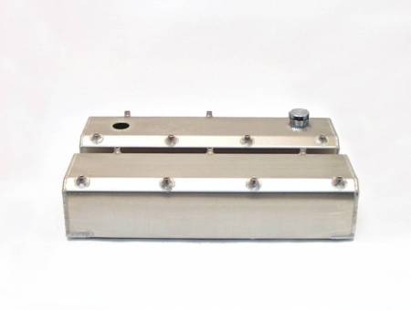 Canton - Canton 65-386 - Valve Covers, Bbf 429/460 Fabbed Alum W/Fill & Pcv Ports.