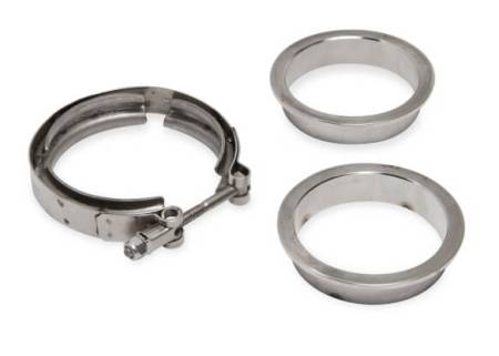 Hooker Headers - Hooker Headers 41174Hkr - 3" Exhaust V-Band Clamp With Stainless Steel Flanges