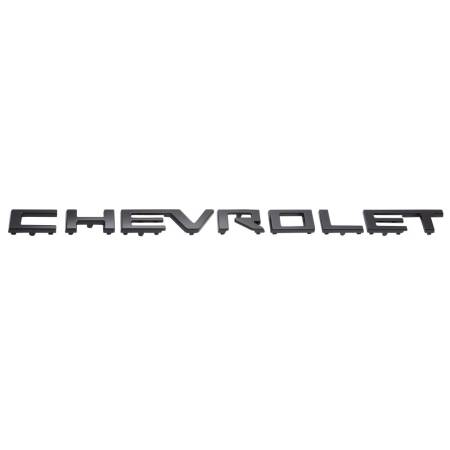 GM Accessories - GM Accessories 85544867 - Chevrolet Script Lettering in Gloss Black [2022-23 Silverado]