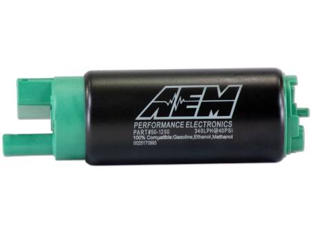 AEM Electronics - AEM 50-1200 - 340LPH High Flow In-Tank Fuel Pump (Offset Inlet)