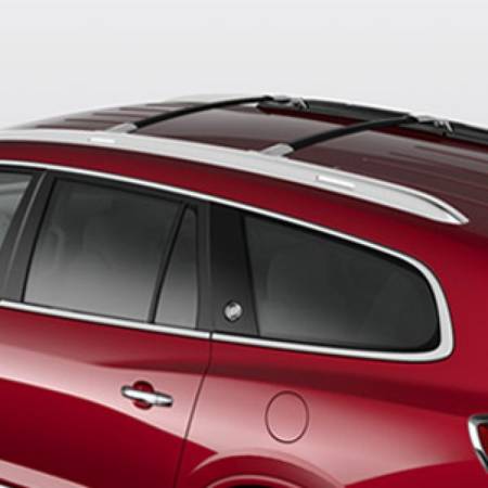 GM Accessories - GM Accessories 19170765 - Roof Rack Cross Rails Package in Bright Anodized Aluminum [2014-17 Enclave]