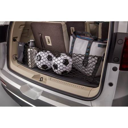 GM Accessories - GM Accessories 84051443 - Vertical Cargo Net with Storage Bag featuring GMC Logo [2017+ Acadia]