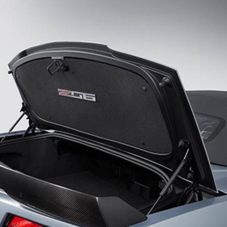 GM Accessories - GM Accessories 84068479 - Decklid Liner in Black with Z06 Logo [C7 Corvette]