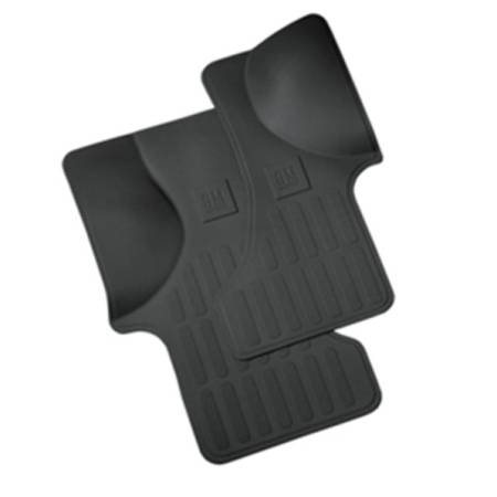 GM Accessories - GM Accessories 84281891 - Front-Row Premium All-Weather Floor Mats In Black [2014-2020 Savanna & Express Vans]