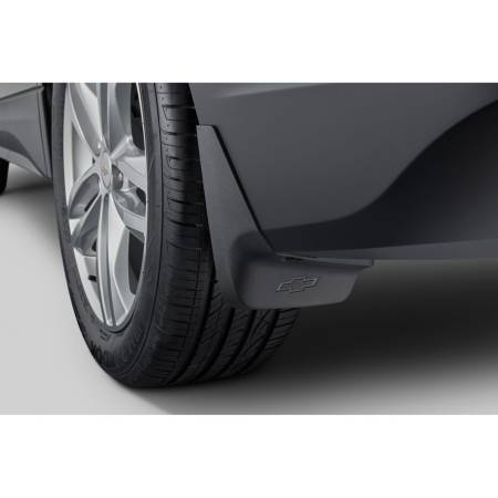GM Accessories - GM Accessories 84518206 - Rear Splash Guards, Custom Molded-In-Color with Bowtie Logo [2021+ Equinox]