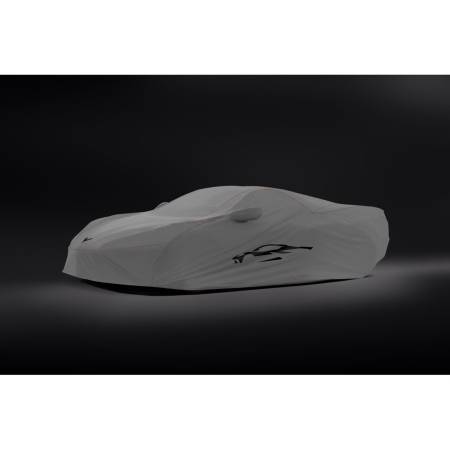 GM Accessories - GM Accessories 85138416 - C8 Corvette Premium Outdoor Car Cover in Gray with Corvette Silhouette