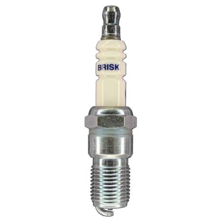 Brisk Spark Plugs - Brisk Racing GR14S Silver Racing Spark Plug - 14mm