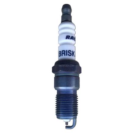 Brisk Spark Plugs - Brisk Racing GR12YS Silver Racing Spark Plug - 14mm