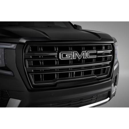 GM Accessories - GM Accessories 84960263 - Grille in Black with Gloss Black Surround and GMC Logo [2021+ Yukon]