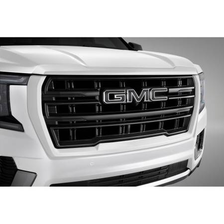 GM Accessories - GM Accessories 84960264 - Grille in Black with Summit White Surround and GMC Logo [2021+ Yukon]