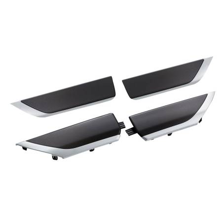 GM Accessories - GM Accessories 84469330 - Interior Trim Kit in Silver for Crew Cab (for models without Center Console) [2020+ Silverado 1500/HD]
