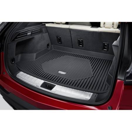 GM Accessories - GM Accessories 84175402 - Premium All Weather Cargo Area Tray in Jet Black with Cadillac Logo [2019+ XT4]