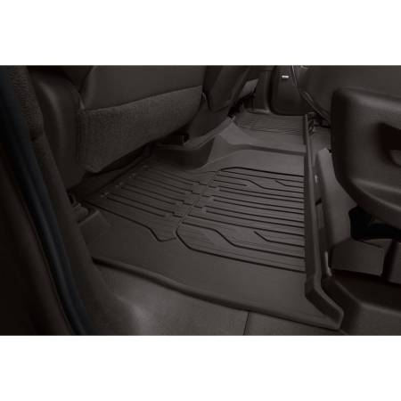 GM Accessories - GM Accessories 84646727 - Second Row Interlocking Premium All Weather Floor Liner in Very Dark Ash Gray [2021+ Yukon]