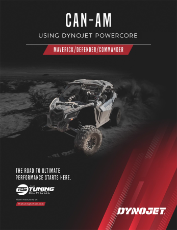 The Tuning School - The Tuning School 8721-G - NEW Can-Am Tuning using Dynojet Powercore (Commander, Defender, and Maverick)