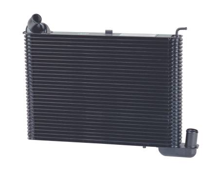 DeWitts - DeWitts DWR32-955 - 1965 Big Block Curved neck Exact Aluminum Radiator Correct Black