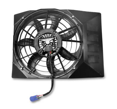 DeWitts - DeWitts DWR32-SP471 - DeWitts Brushless Fan, Shroud, Wiring Kit for 2 row C6 Rad