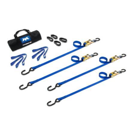 Mac's Tie Downs - Mac's Tie Downs 510111 - Utility Ratchet Pack Black 1" x 10'