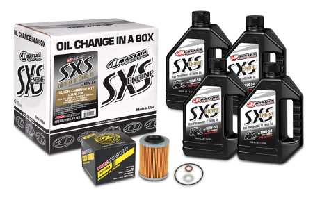 Maxima Racing Oils - Maxima Racing Oils 90-219013-CA - SXS Can-Am Oil Change Kit 10W-50 Full-Syn Maverick X3