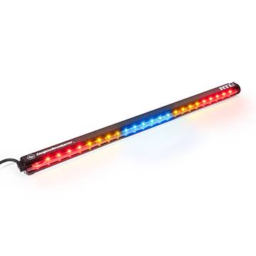 Baja Designs - Baja Designs 103001 - 30 Inch Light Bar Solid Amber, Blue Center, Flashing Amber RTL-B Baja Designs