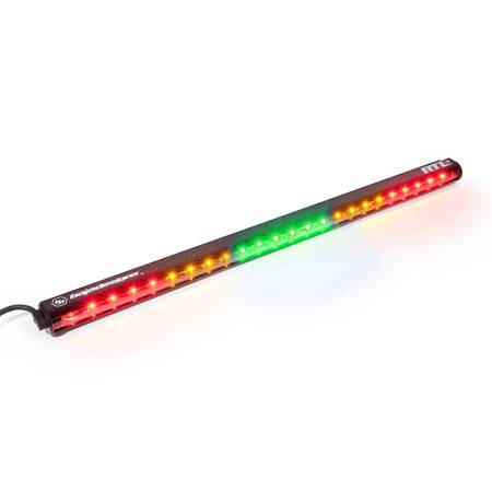 Baja Designs - Baja Designs 103003 - 30 Inch Light Bar RTL-G Solid Amber, Green Center, Flashing Amber Baja Designs