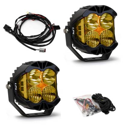 Baja Designs - Baja Designs 297813 - LP4 Pro LED Driving/Combo Amber Lens Pair Baja Designs