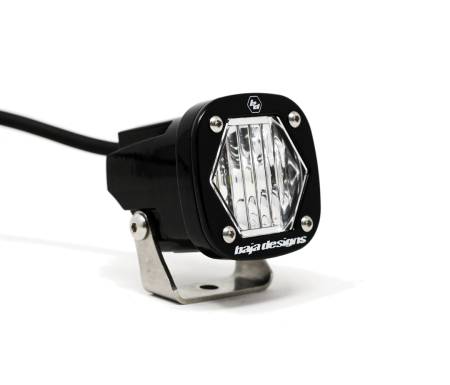 Baja Designs - Baja Designs 380005 - S1 Wide Cornering LED Light with Mounting Bracket Single Baja Designs