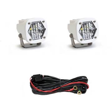 Baja Designs - Baja Designs 387805WT - LED Light Pod S1 Wide Cornering White Pair Baja Designs