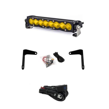 Baja Designs - Baja Designs 447038 - Can-Am X3 Shock Mount Kit w/10in S8 Light Bar Amber Baja Designs