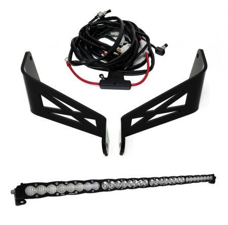 Baja Designs - Baja Designs 447083 - Can-Am Maverick X3 Rock Crawler Roof Mount Kit 40 Inch S8 Baja Designs