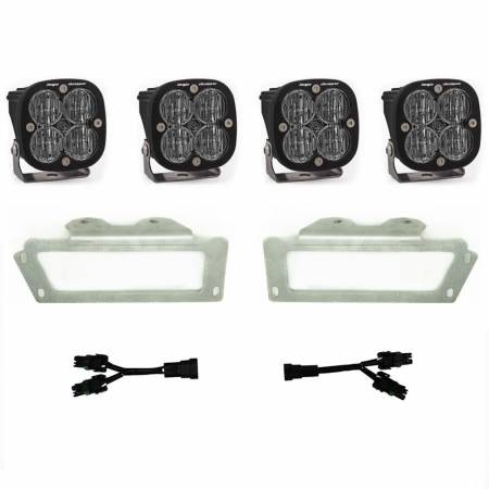 Baja Designs - Baja Designs 447619 - Ram 2500/3500 Fog Lights SAE Fog Pocket Kit 10-18 RAM 1500 09-12 Ram 2500/3500 Baja Designs