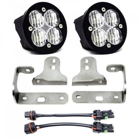 Baja Designs - Baja Designs 447622 - Jeep JL Fog Light Squadron-R SAE 18-Pres Wrangler JL Sport/Sport-S Fog Pocket Kit Baja Designs