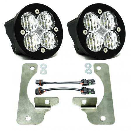 Baja Designs - Baja Designs 447623 - Jeep JL Fog Light Squadron-R 18-Pres Wrangler JL Rubicon Fog Pocket Kit Baja Designs Baja Designs