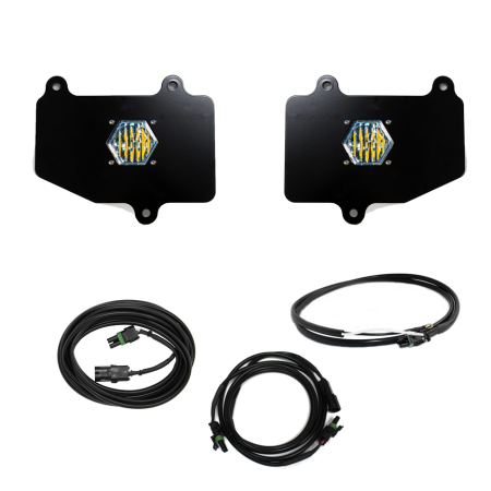 Baja Designs - Baja Designs 447652UP - Jeep JT LED Light Dual S1 Reverse Kit w/Upfitter For 18-Pres Wrangler JT Baja Designs