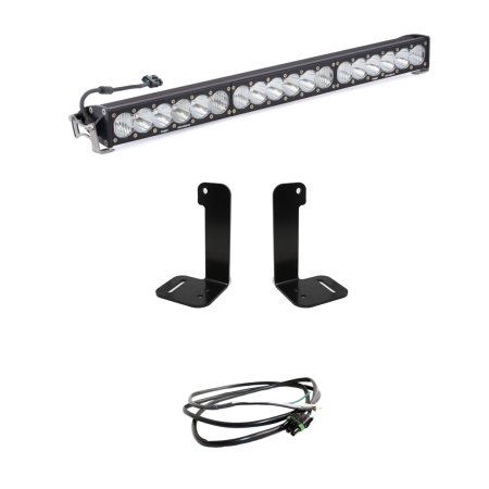 Baja Designs - Baja Designs 447657UP - Jeep JL/JT 30 Inch OnX6+ Light Bar Kit w/Upfitter Baja Designs